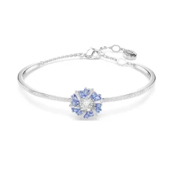 Bracelet Femme Jonc Idyllia SWAROVSKI Métal Rhodié et Cristaux 5680014
