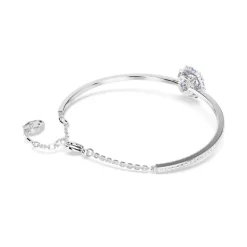 Bracelet Femme Jonc Idyllia SWAROVSKI Métal Rhodié et Cristaux 5680014
