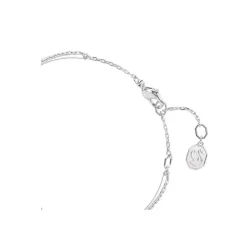 Bracelet Femme Jonc Infini Swarovski Hyperbola Métal Argenté et Zircones 5684049