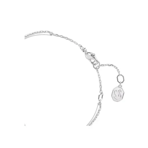 Bracelet Femme Jonc Infini Swarovski Hyperbola Métal Argenté et Zircones 5684049