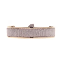 Bracelet Femme Jonc Les Interchangeables ruban beige