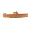 Bracelet Femme Jonc Ruban INTERCHANGEABLE Métal Doré et Satin Orange