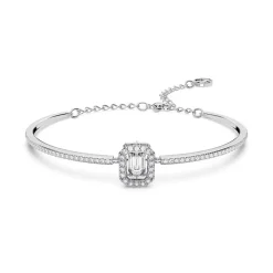 bracelet femme jonc swarovski Millenia métal rhodié et cristaux