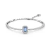 Bracelet Femme Jonc Swarovski Una Métal Argenté et Cristaux 5620556