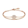 Bracelet Femme Jonc Swarovski Sublima Matrix Doré Rose et Cristaux 5683452