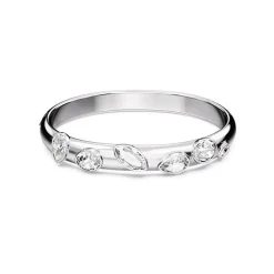 Bracelet Femme Jonc Swarovski Imber Métal Argenté et Cristaux 5671194