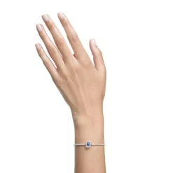 Bracelet Femme Jonc Swarovski Una Métal Argenté et Cristaux 5620556