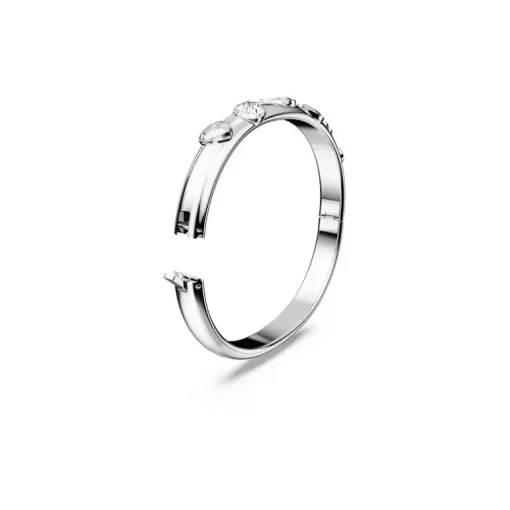 Bracelet Femme Jonc Swarovski Imber Métal Argenté et Cristaux 5671194