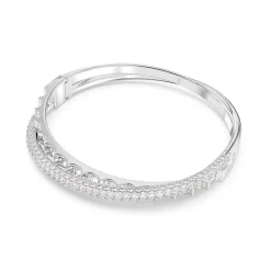 Bracelet Femme Jonc SWAROVSKI ROTA Métal Rhodié Blanc