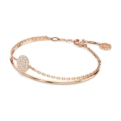 Bracelet Femme Jonc Swarovski Sublima Matrix Doré Rose et Cristaux 5683452