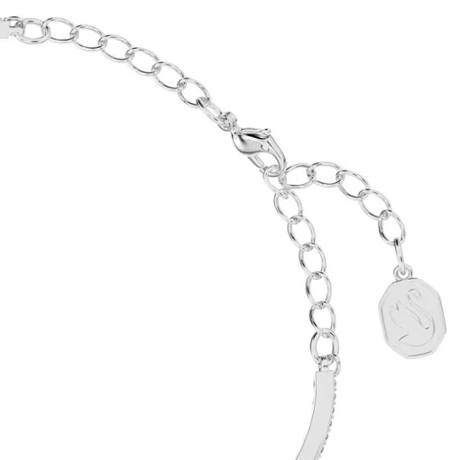 bracelet femme jonc swarovski Ortyx métal rhodié et cristaux