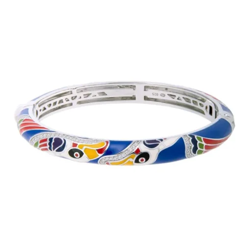 Bracelet femme jonc UNA STORIA TOUCAN ARGENT925/1000 et oxydes