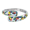 Bracelet femme jonc UNA STORIA SAVANE ARGENT925/1000 et oxydes