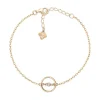 Bracelet Femme LA GARÇONNE ANGÉLIQUE Plaqué Or Diamant