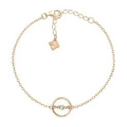 Bracelet Femme LA GARÇONNE ANGÉLIQUE Plaqué Or Diamant