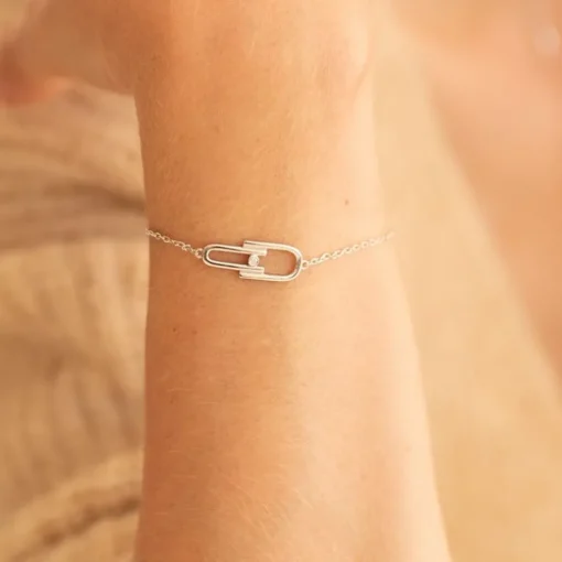 Bracelet Femme LA GARÇONNE ÉVIDENCE Argent 925/1000 Diamant