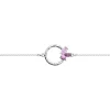 Bracelet Femme LES CADETTES ROSE DU DÉSERT Laiton Argenté