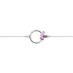 Bracelet Femme LES CADETTES ROSE DU DÉSERT Laiton Argenté
