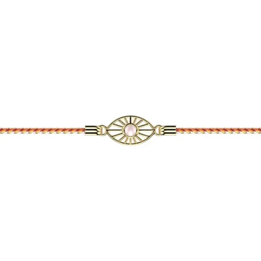 Bracelet Femme LES CADETTES FELICIDAD Cordon Orange