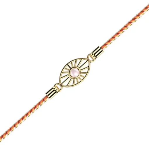 Bracelet Femme LES CADETTES FELICIDAD Cordon Orange