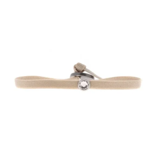 Bracelet Femme Les Interchangeables ruban satin rose