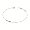 Bracelet Femme Multi Couleurs EDORA PLAQUE OR et Oxydes EDO66300063