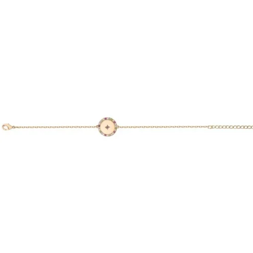 Bracelet Femme Multi Couleurs EDORA PLAQUE OR et Oxydes EDO66300069