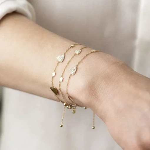 Bracelet Femme ONE MORE Eolo OR Jaune 750/1000 avec Diamants