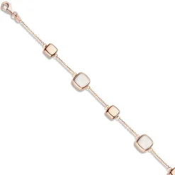 Bracelet Femme ONE MORE Pantelleria OR Rose 750/1000 avec Nacre