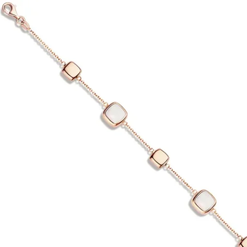 Bracelet Femme ONE MORE Pantelleria OR Rose 750/1000 avec Nacre