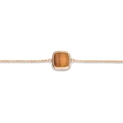 Bracelet Femme ONE MORE Pantelleria OR Rose 750/1000 avec Œil de Tigre