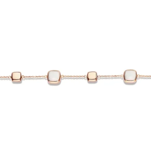Bracelet Femme ONE MORE Pantelleria OR Rose 750/1000 avec Nacre