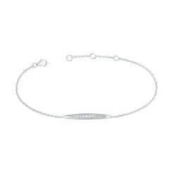 Bracelet Femme Oval ARGENT 925/1000 et Oxydes