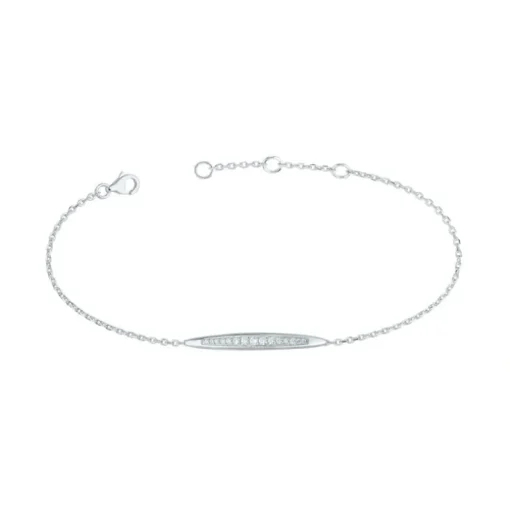 Bracelet Femme Oval ARGENT 925/1000 et Oxydes