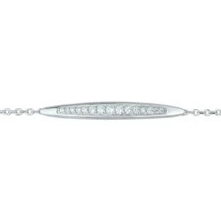 Bracelet Femme Oval ARGENT 925/1000 et Oxydes
