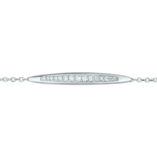 Bracelet Femme Oval ARGENT 925/1000 et Oxydes