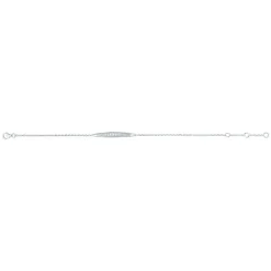 Bracelet Femme Oval ARGENT 925/1000 et Oxydes