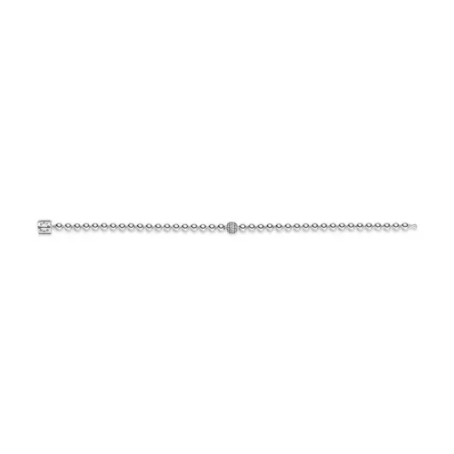 Bracelet Femme PANDORA SPHÈRE ET PAVÉ 19CM Argent 925/1000