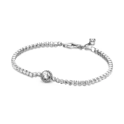Bracelet Femme Pandora ARGENT 925/1000 Rivière Halo Scintillant 599416C01-18