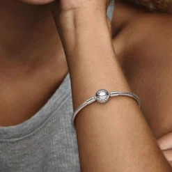 Bracelet Femme Pandora ARGENT 925/1000 Maille Serpent 590728-18