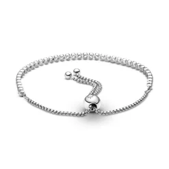 Bracelet Femme Pandora ARGENT 925/1000 Rivière Coulissant Scintillant 599375C01-1