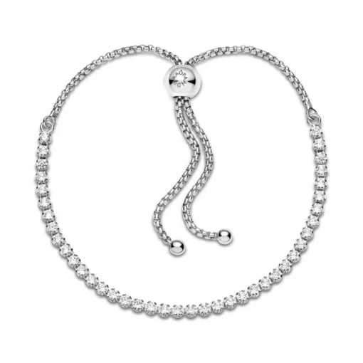 Bracelet Femme Pandora ARGENT 925/1000 Rivière Coulissant Scintillant 599375C01-1