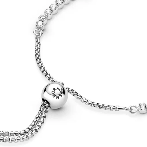 Bracelet Femme Pandora ARGENT 925/1000 Rivière Coulissant Scintillant 599375C01-1