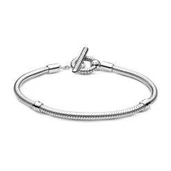 Bracelet Femme PANDORA MAILLE SERPENT 21CM FERMOIR EN T Argent 925/1000