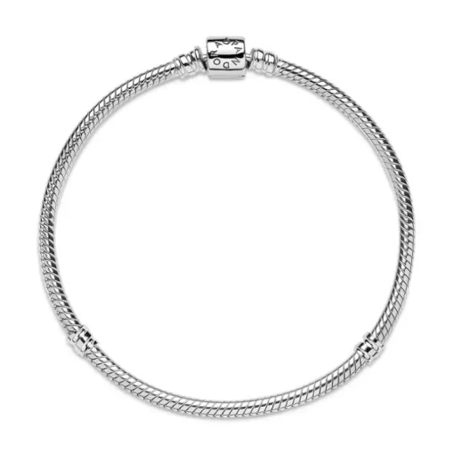 Bracelet Femme PANDORA MAILLE SERPENT 21 CM FERMOIR BARILLET Argent 925/1000