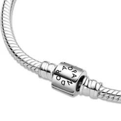 Bracelet Femme PANDORA MAILLE SERPENT 21 CM FERMOIR BARILLET Argent 925/1000