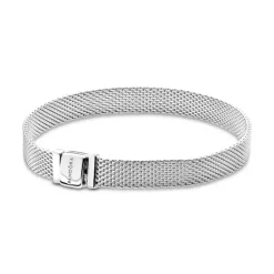 Bracelet Femme PANDORA REFLEXIONS MAILLE TISSÉE 17CM Argent 925/1000