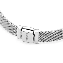 Bracelet Femme PANDORA REFLEXIONS MAILLE TISSÉE 17CM Argent 925/1000