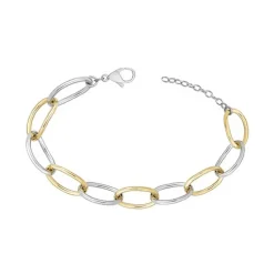 Bracelet femme PHEBUS acier bicolore