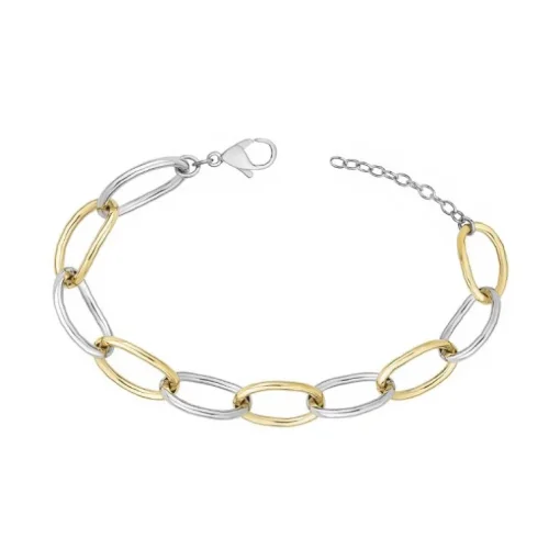 Bracelet femme PHEBUS acier bicolore